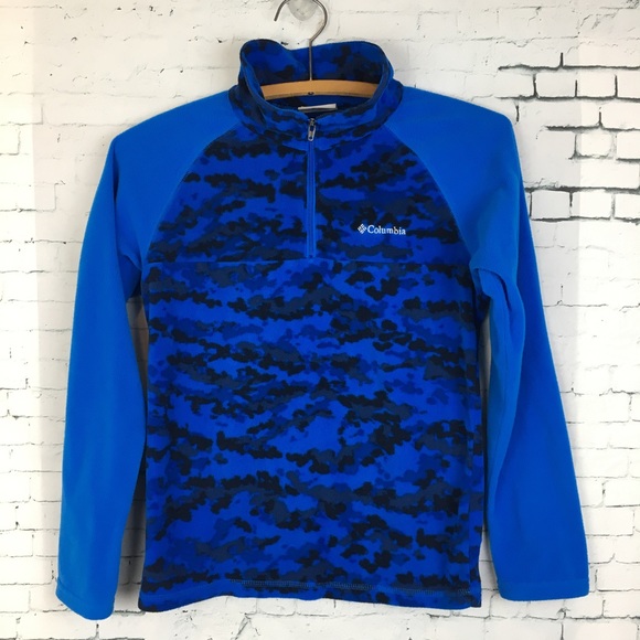 columbia camo fleece pullover